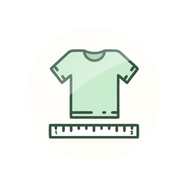 Fit, Sizing & Care Icon